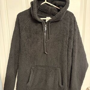 PINK Victoria's Secret black Zip Up Sweater